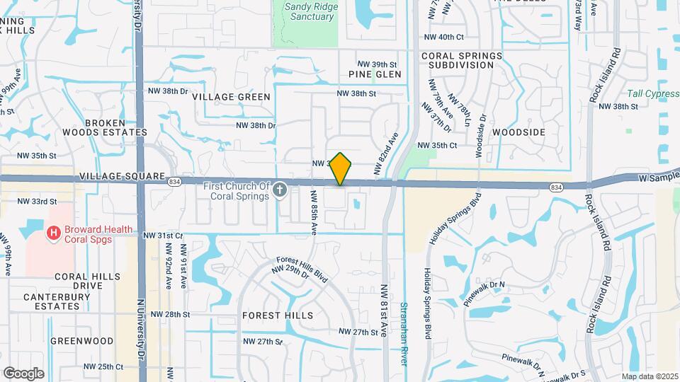 Coral Pines Condominium Map and Location Details