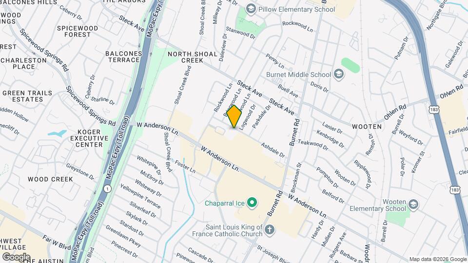 2707 Ashdale Dr Map and Location Details