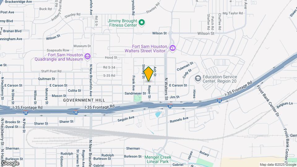 1611 E Carson St Map and Location Details