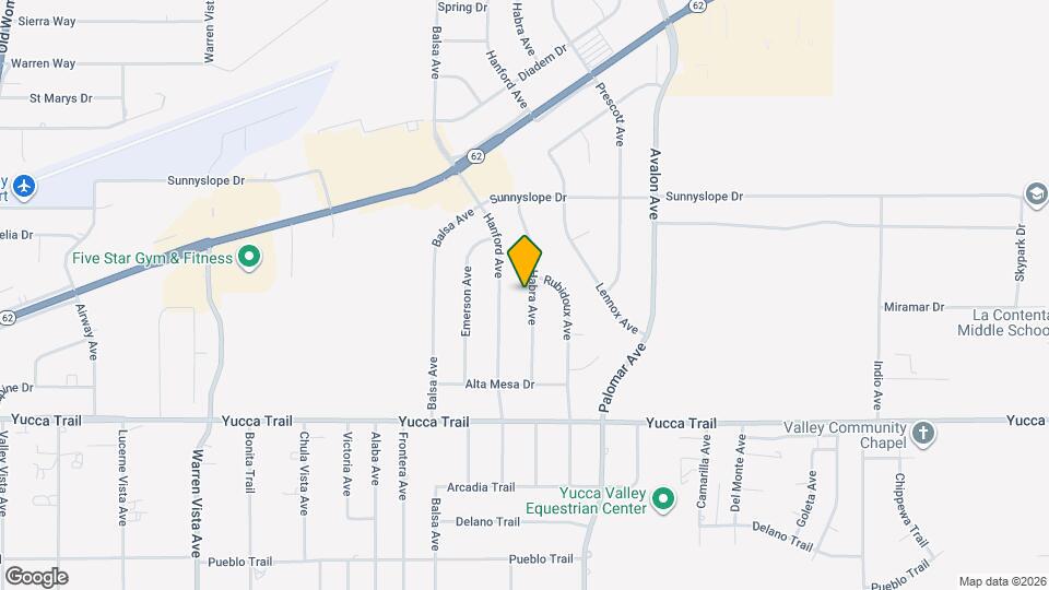 7076 La Habra Ave Map and Location Details