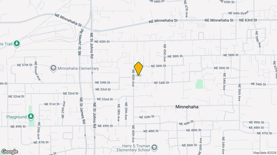 5500 NE 41st Ave Map and Location Details