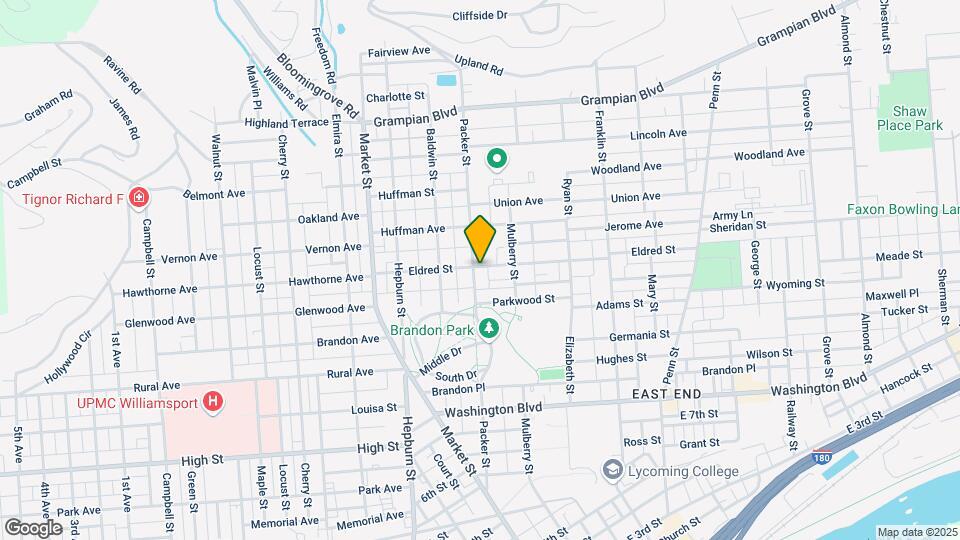1024 Packer St Map and Location Details