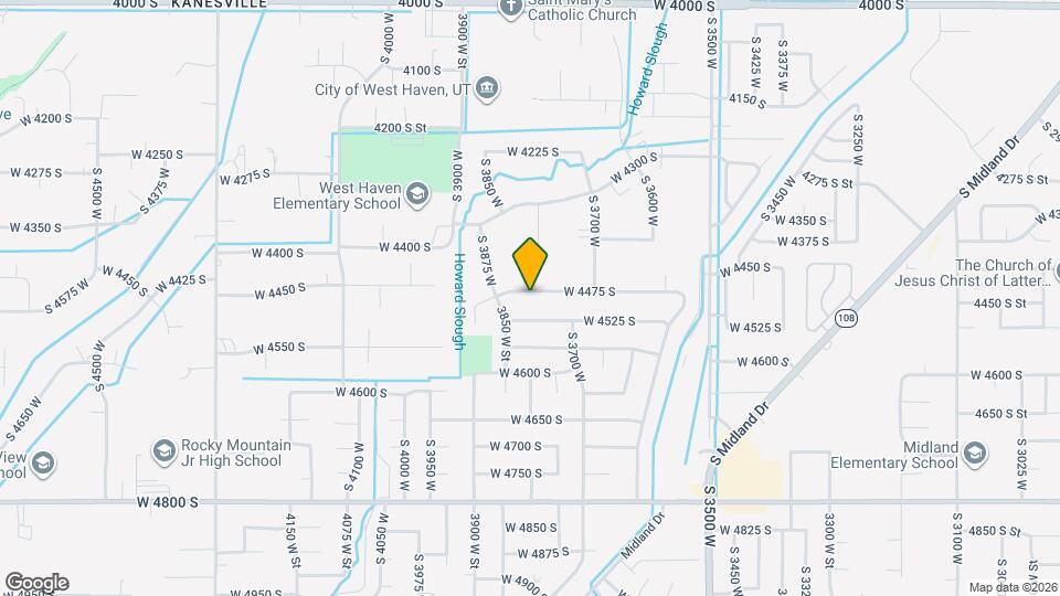 3815 W 4475 S Mapa y Detalles de la Ubicación