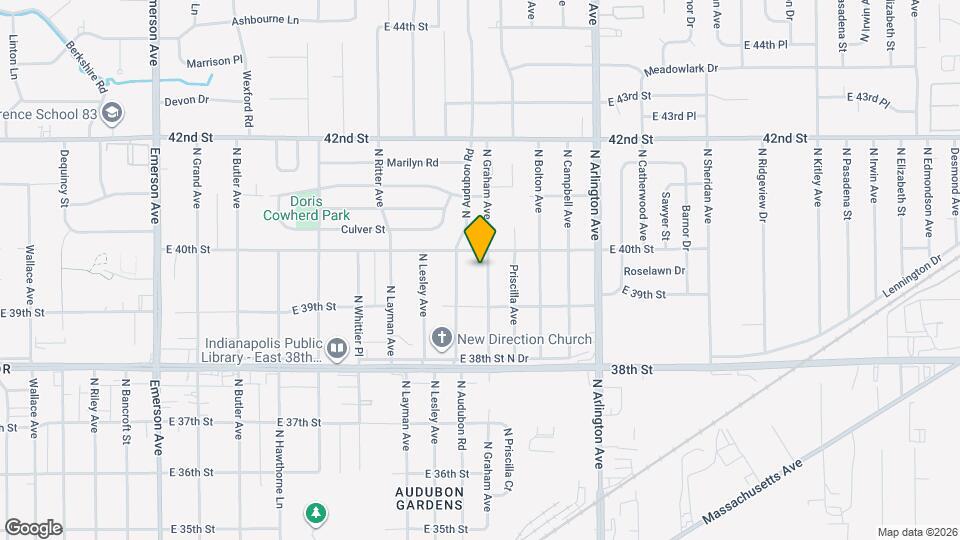 3940 N Graham Ave Mapa y Detalles de la Ubicación