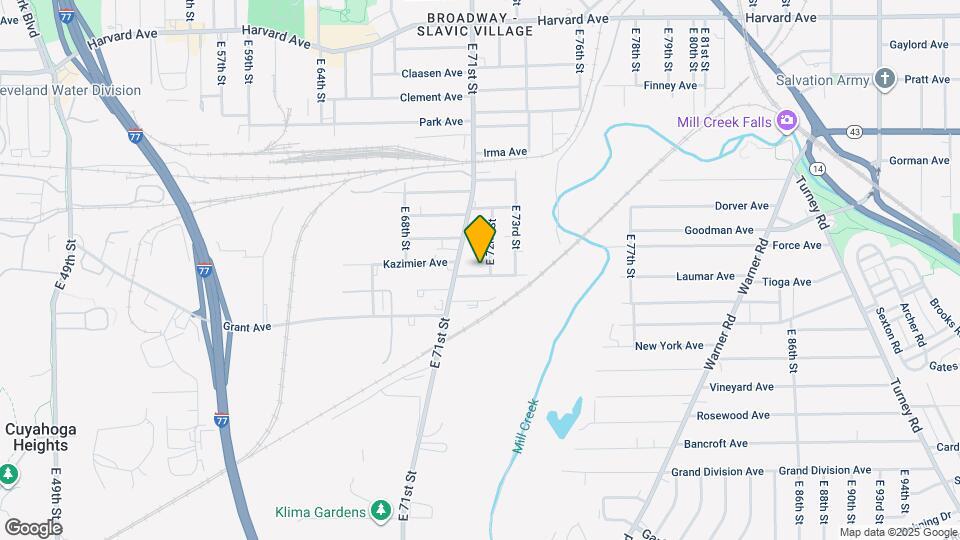 7127 Deveny Ave Map and Location Details