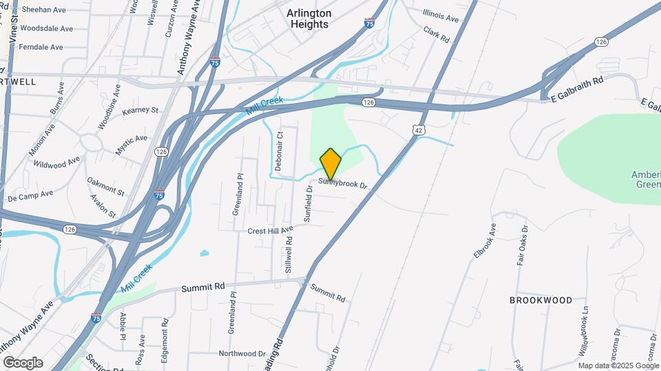 1837 Sunnybrook Dr Map and Location Details