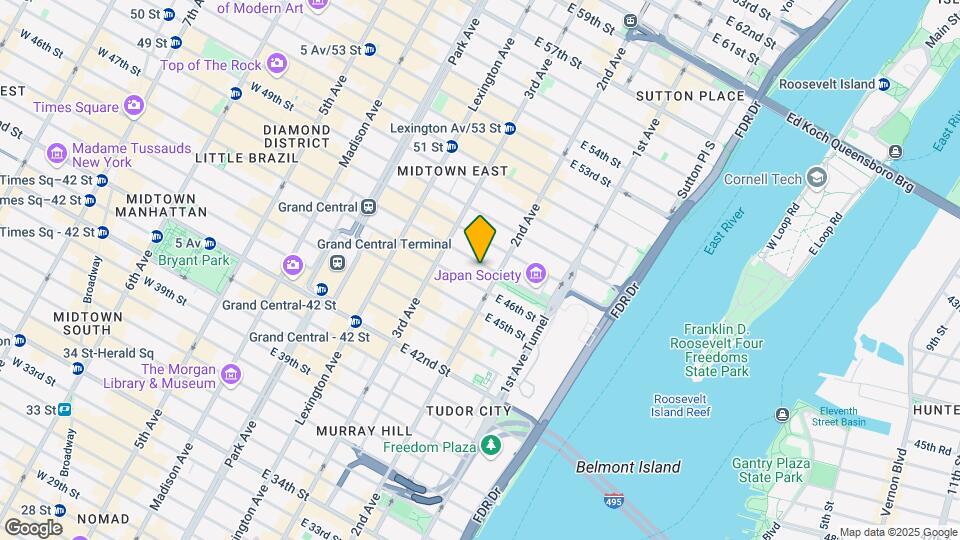 232-236 E 47th St Map and Location Details