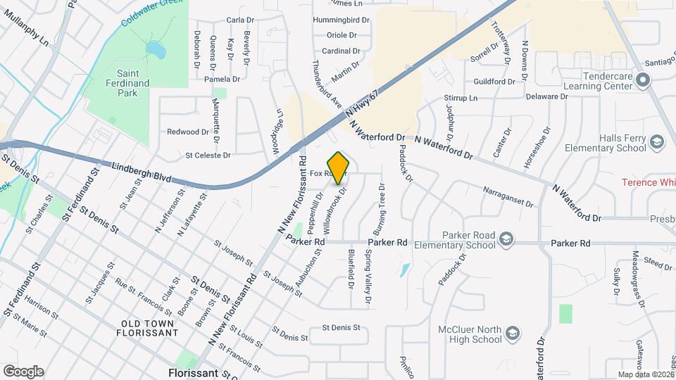 1435 Willowbrook Dr Map and Location Details