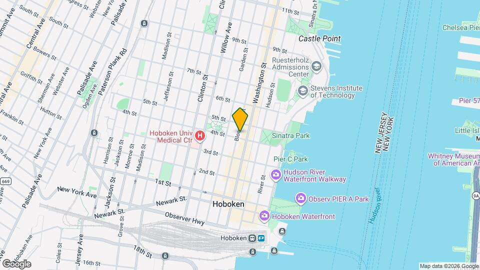 405 Bloomfield St Map and Location Details