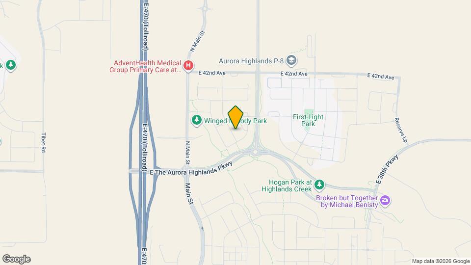 3846 N Catawba Way Map and Location Details