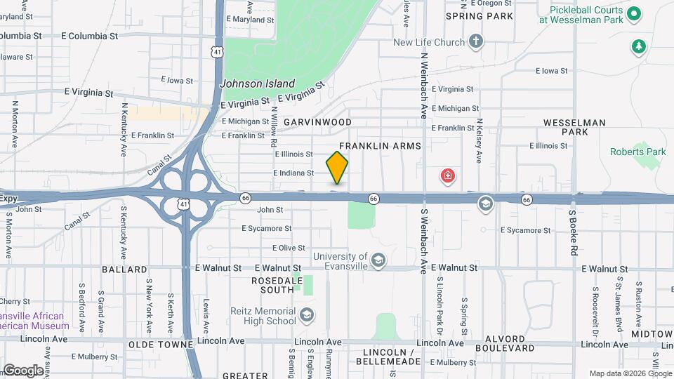 1630 E Division St Map and Location Details