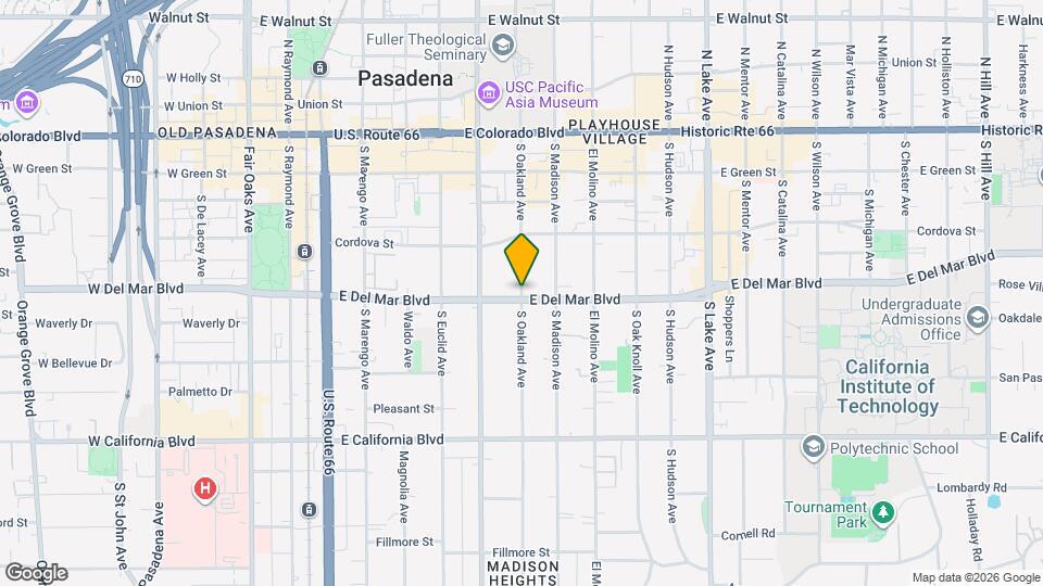 156 S Oakland Ave Map and Location Details
