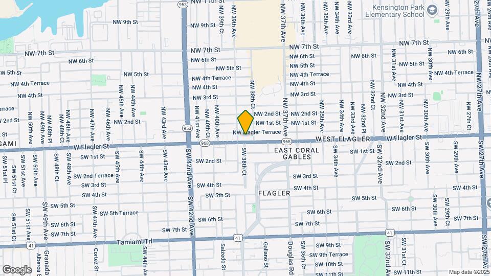 3881 W Flagler St Map and Location Details
