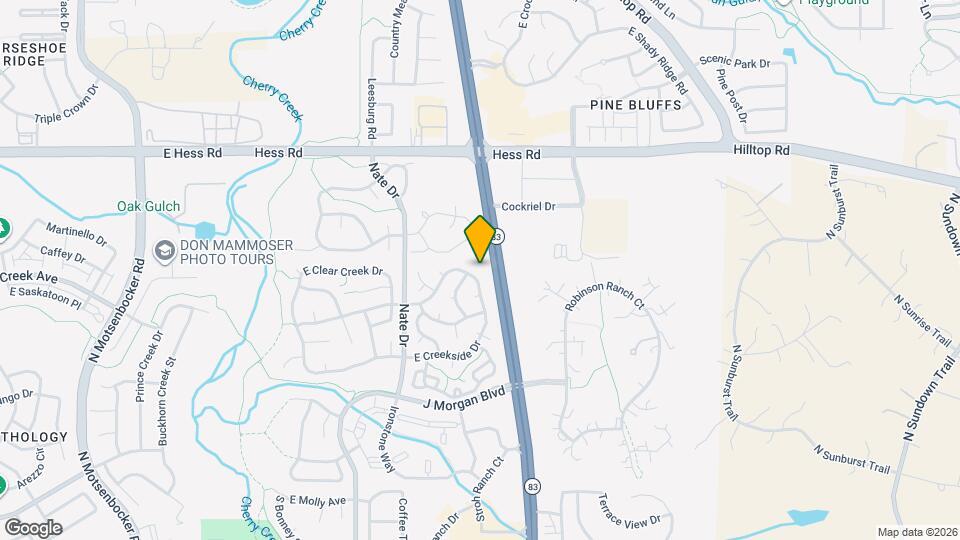 19609 E Elk Creek Dr Mapa y Detalles de la Ubicación