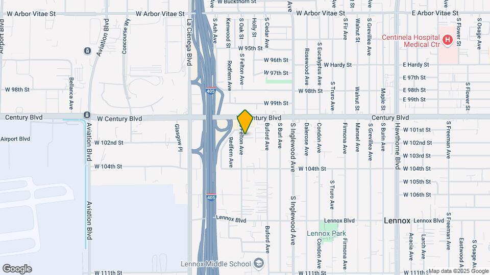 10124 Felton Ave Mapa y Detalles de la Ubicación