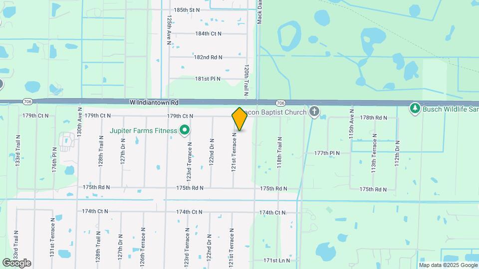 17862 121st Terrace N, Unit a Map and Location Details