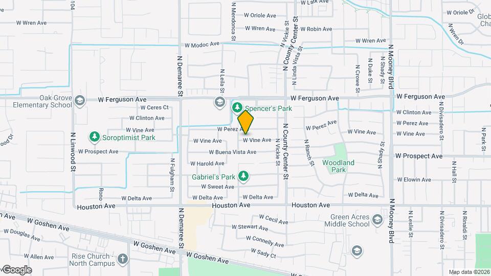 3206 W Vine Ave Map and Location Details