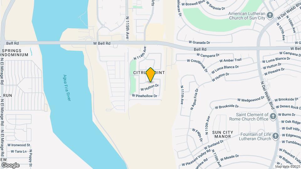 11340 W Hutton Dr Map and Location Details