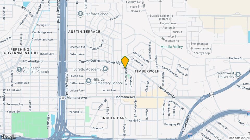 1307 Chadbourne St Map and Location Details