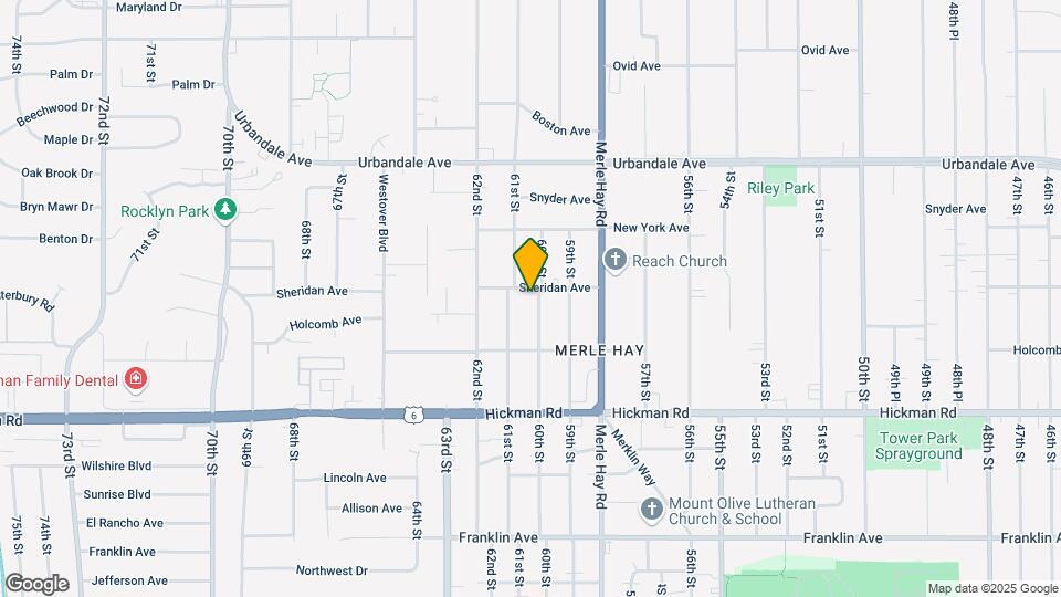 2620 60th St Map and Location Details