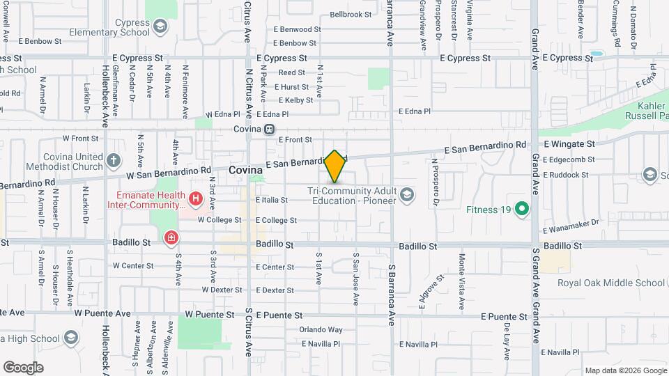 334-336 E School St Map and Location Details