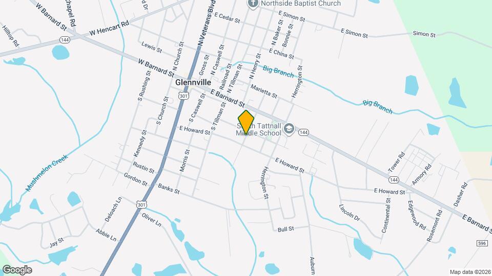 205 Baker St Map and Location Details