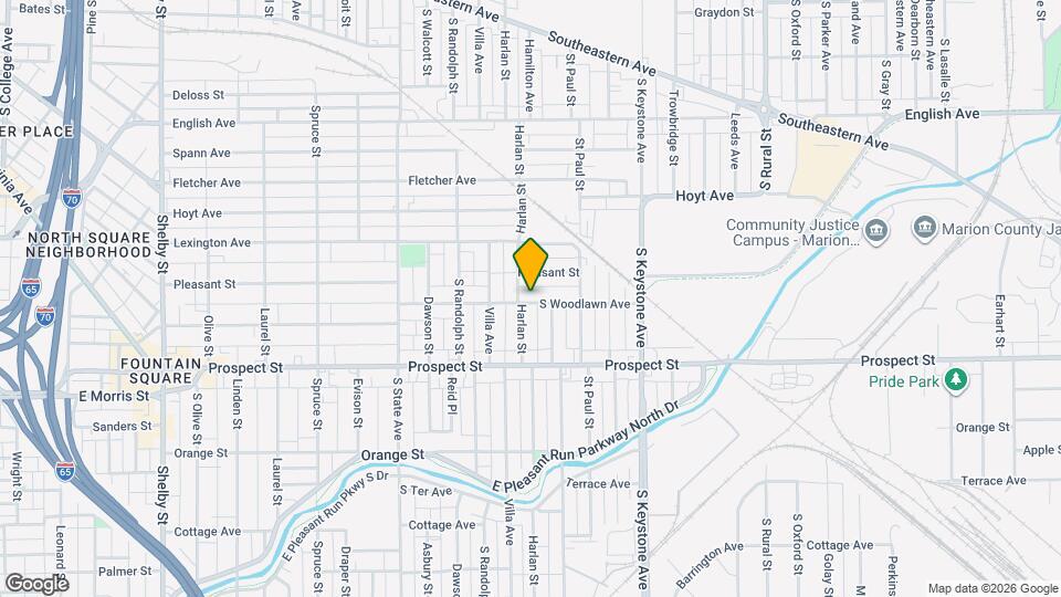 2114 S Woodlawn Ave Map and Location Details