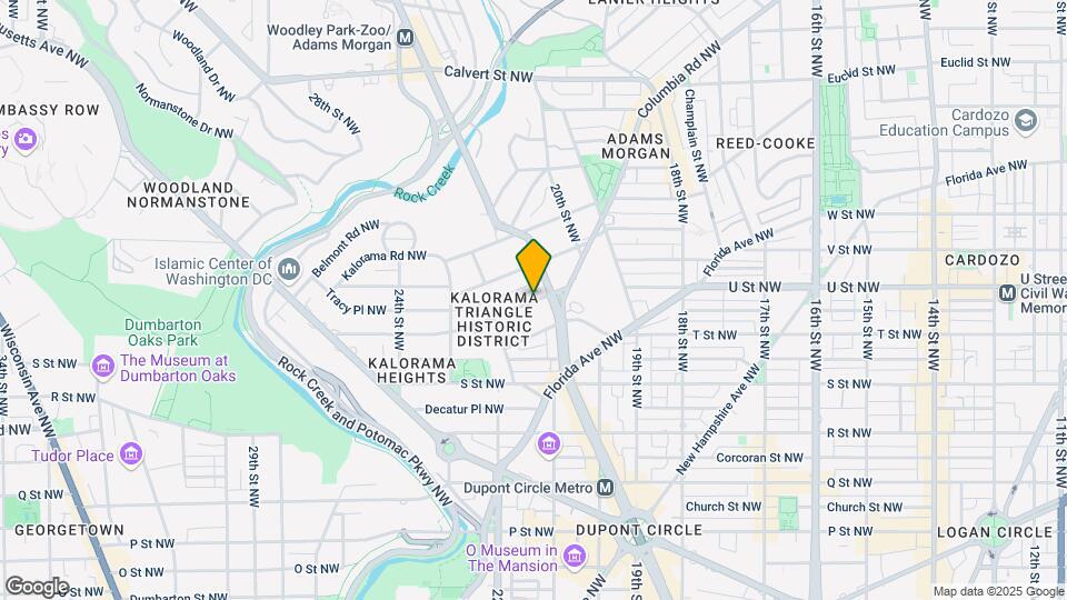 2127 California St NW Map and Location Details