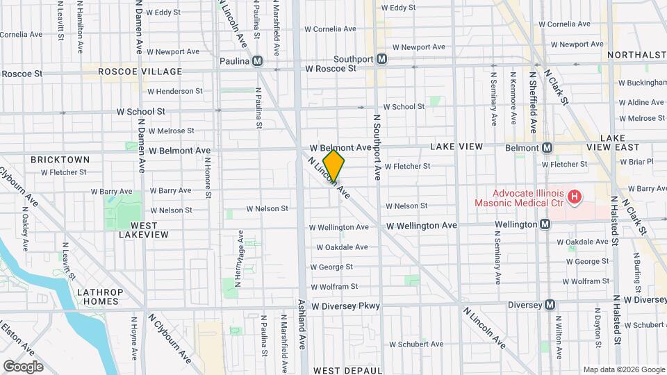 1509 W Barry Ave, Unit 1509-2 Mapa y Detalles de la Ubicación