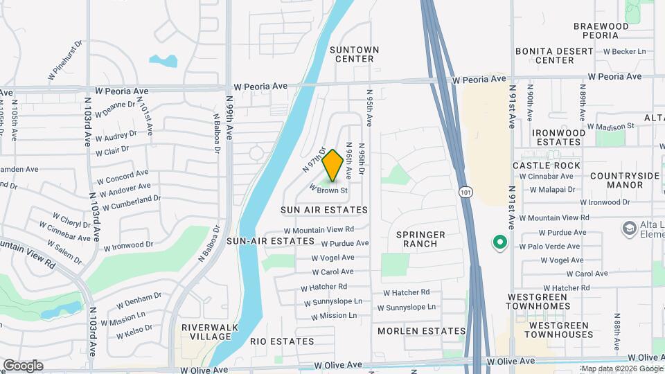10104 N 96th Dr Map and Location Details