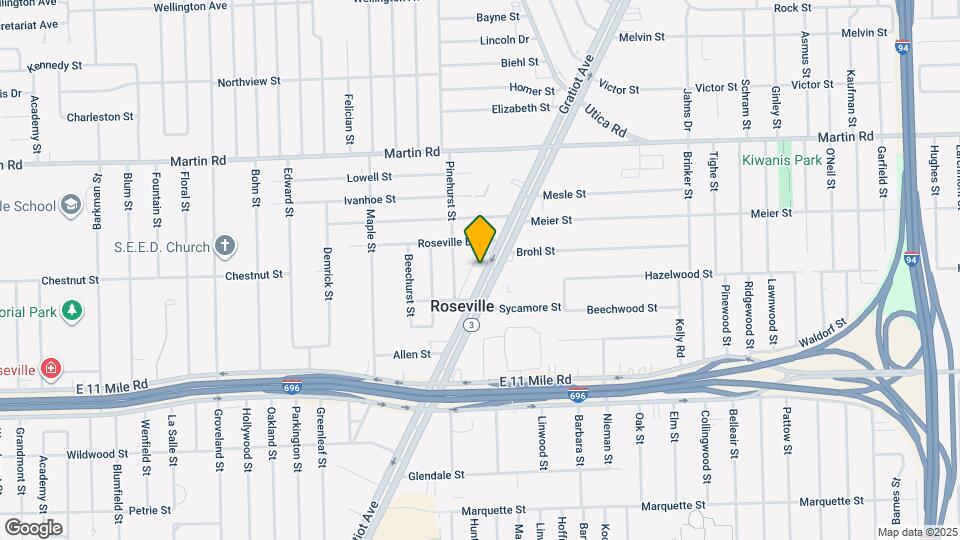 27415 Gratiot Ave Map and Location Details