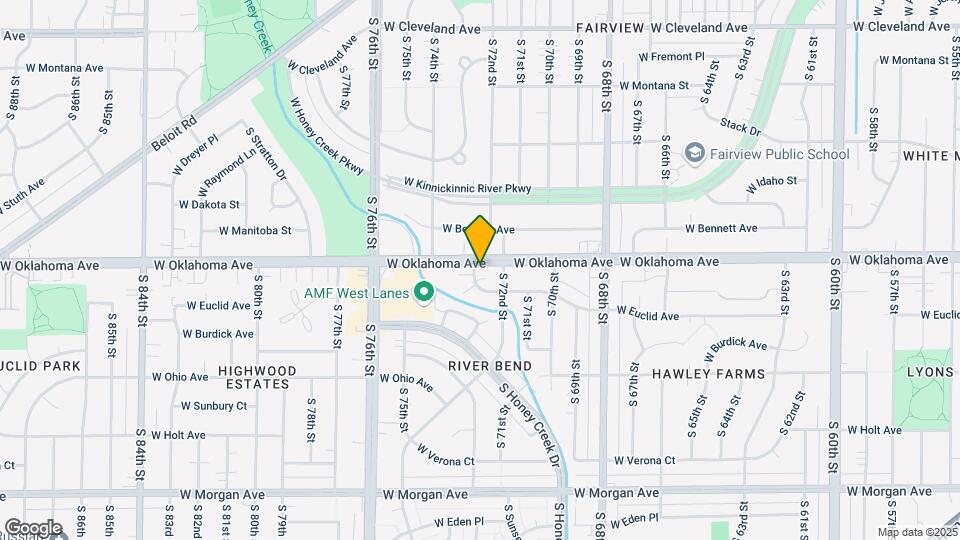 7233 W Oklahoma Ave Mapa y Detalles de la Ubicación