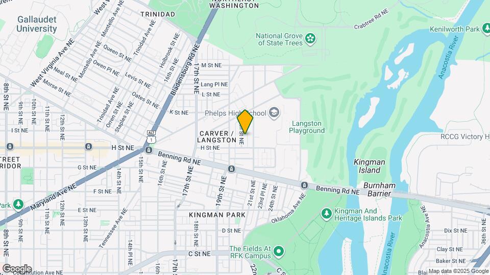 821 20th St NE Map and Location Details