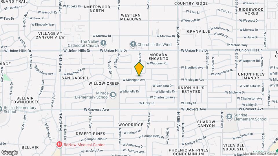 3724 W Michigan Ave Map and Location Details