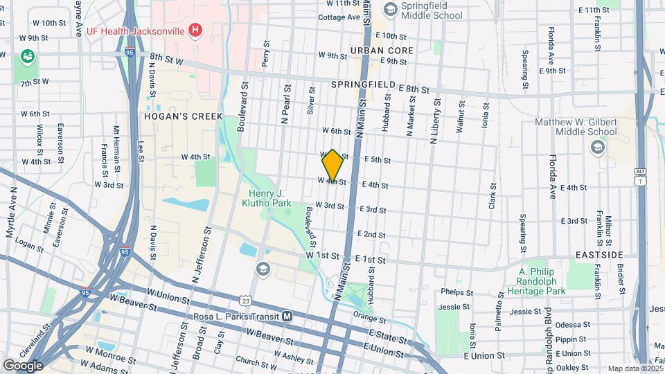 1345 N Laura St Map and Location Details