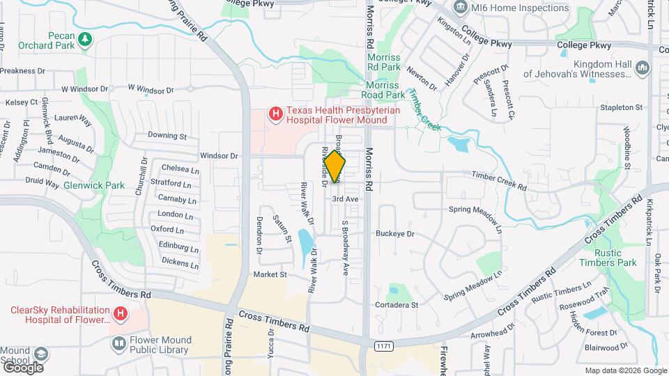 4129 S Broadway Ave Map and Location Details