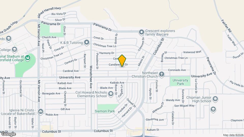 3516 Cardinal Ave Map and Location Details