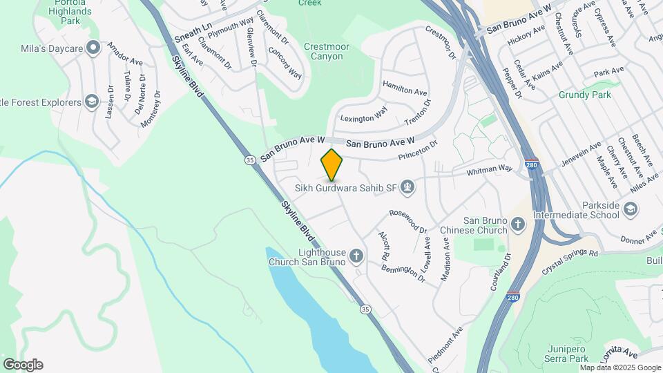 2830 Crestmoor Dr Map and Location Details