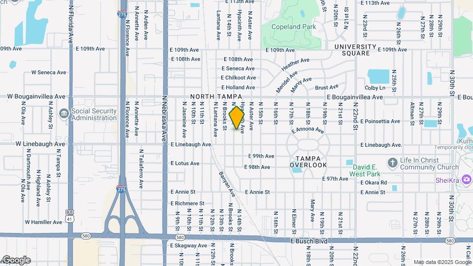 10011 N 14th St-Unit -10011 N 14th St Map and Location Details