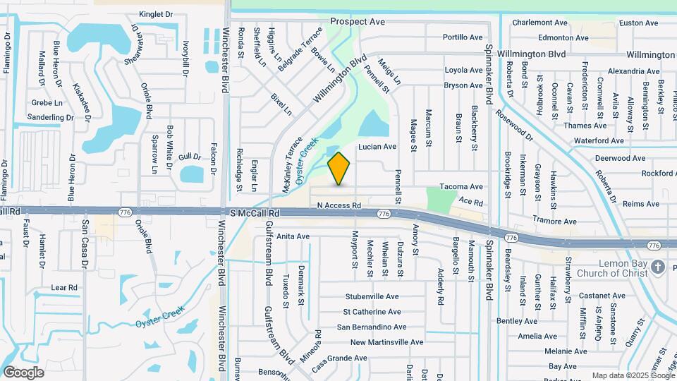 9233 Tacoma Ave Map and Location Details
