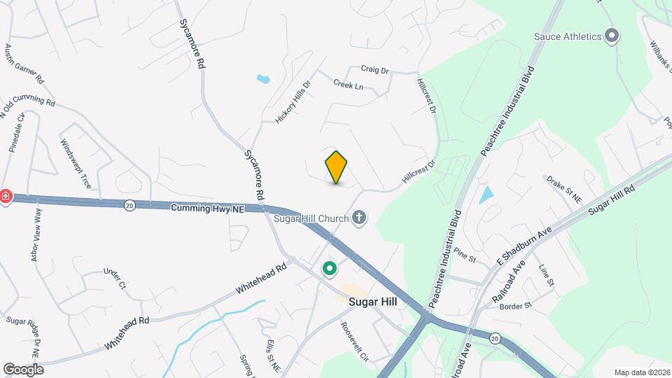 1245 Hillcrest Glenn Cir Map and Location Details