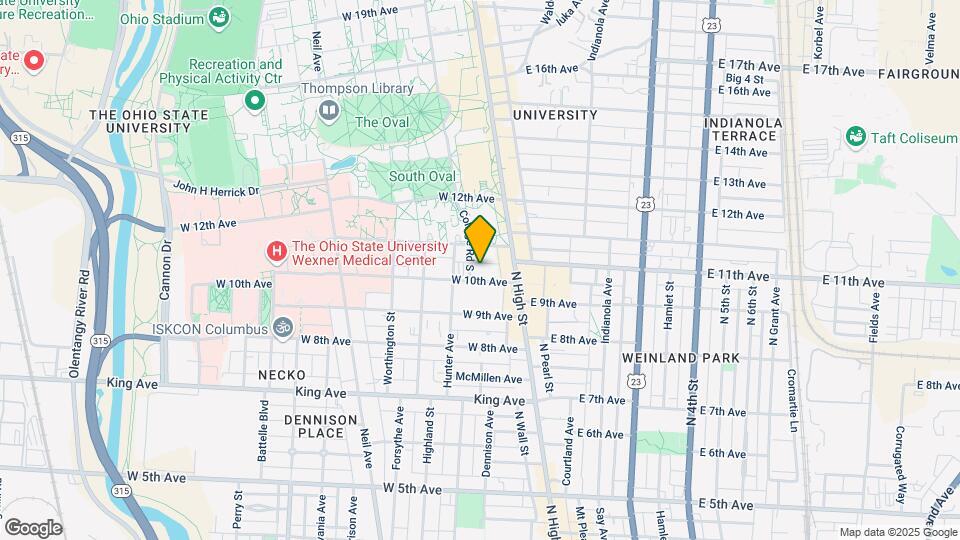 56-58-58 W 10th Ave Mapa y Detalles de la Ubicación
