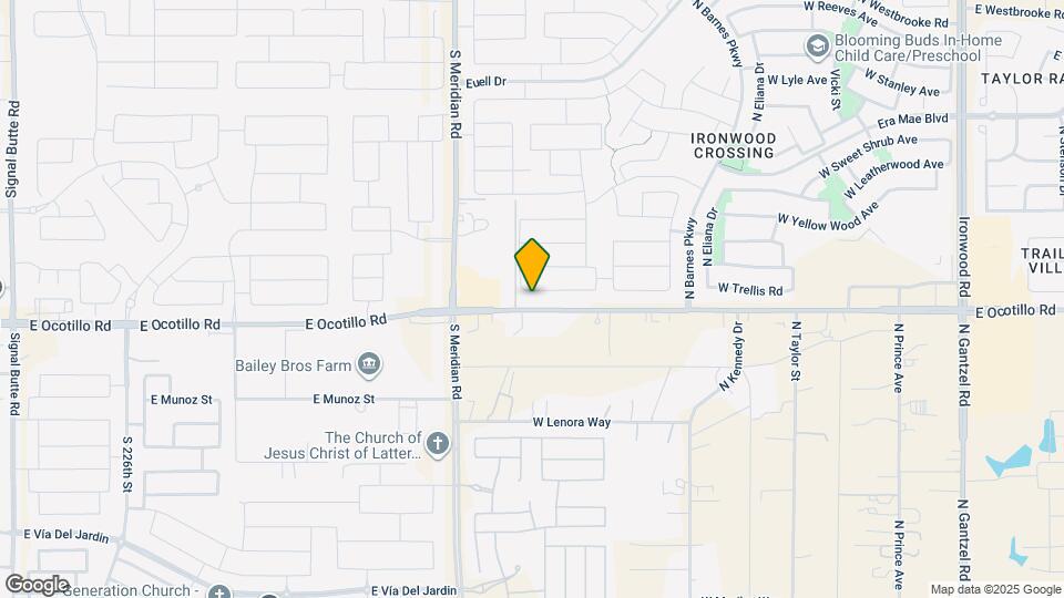 1541 W Crape Rd Map and Location Details