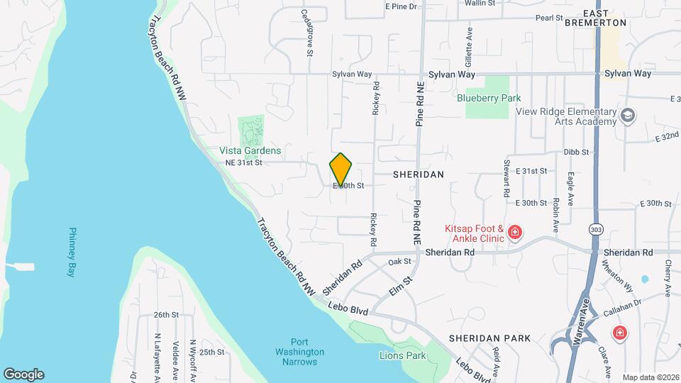 307 E 30th St Map and Location Details