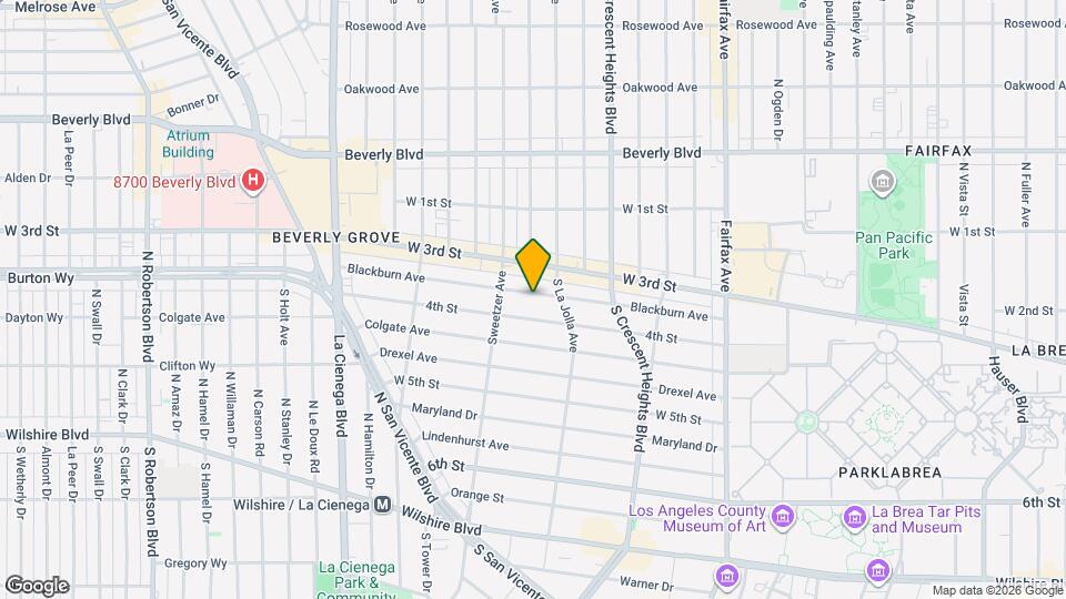 8230 Blackburn Ave Map and Location Details