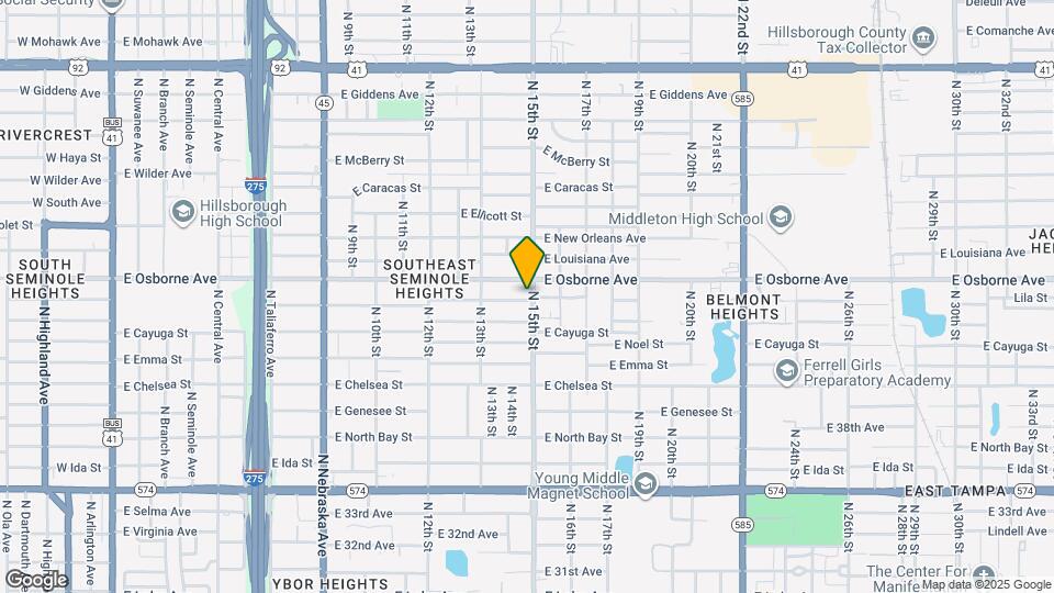 1410 E Curtis St Map and Location Details