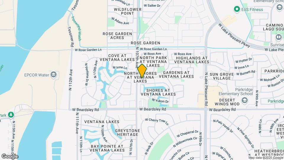 10653 W Mohawk Ln Map and Location Details