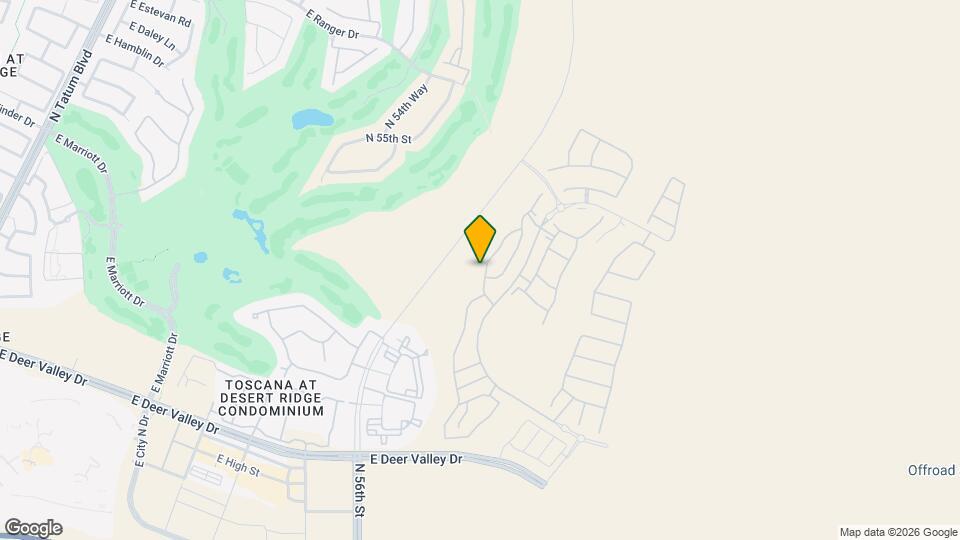 21514 N 58th St Map and Location Details