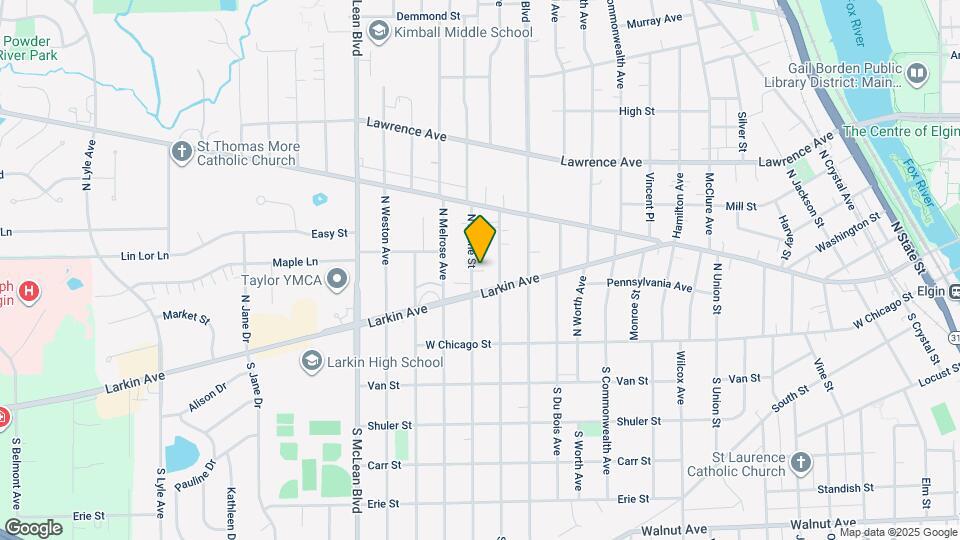 65 N Aldine St Map and Location Details