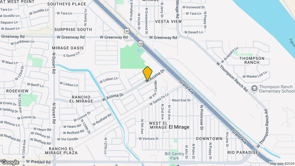12438 W Hearn Rd Map and Location Details